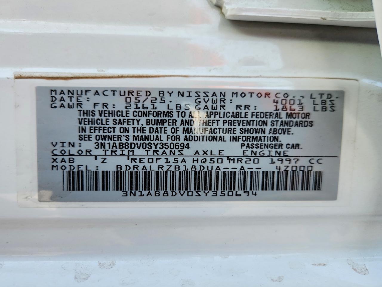 2025 NISSAN SENTRA SR photo 12