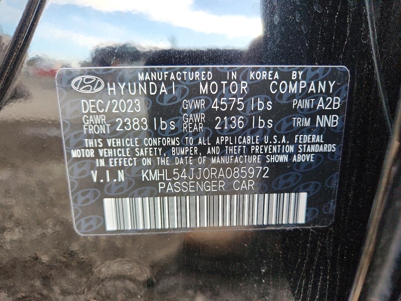 2024 HYUNDAI SONATA HYBRID photo 12