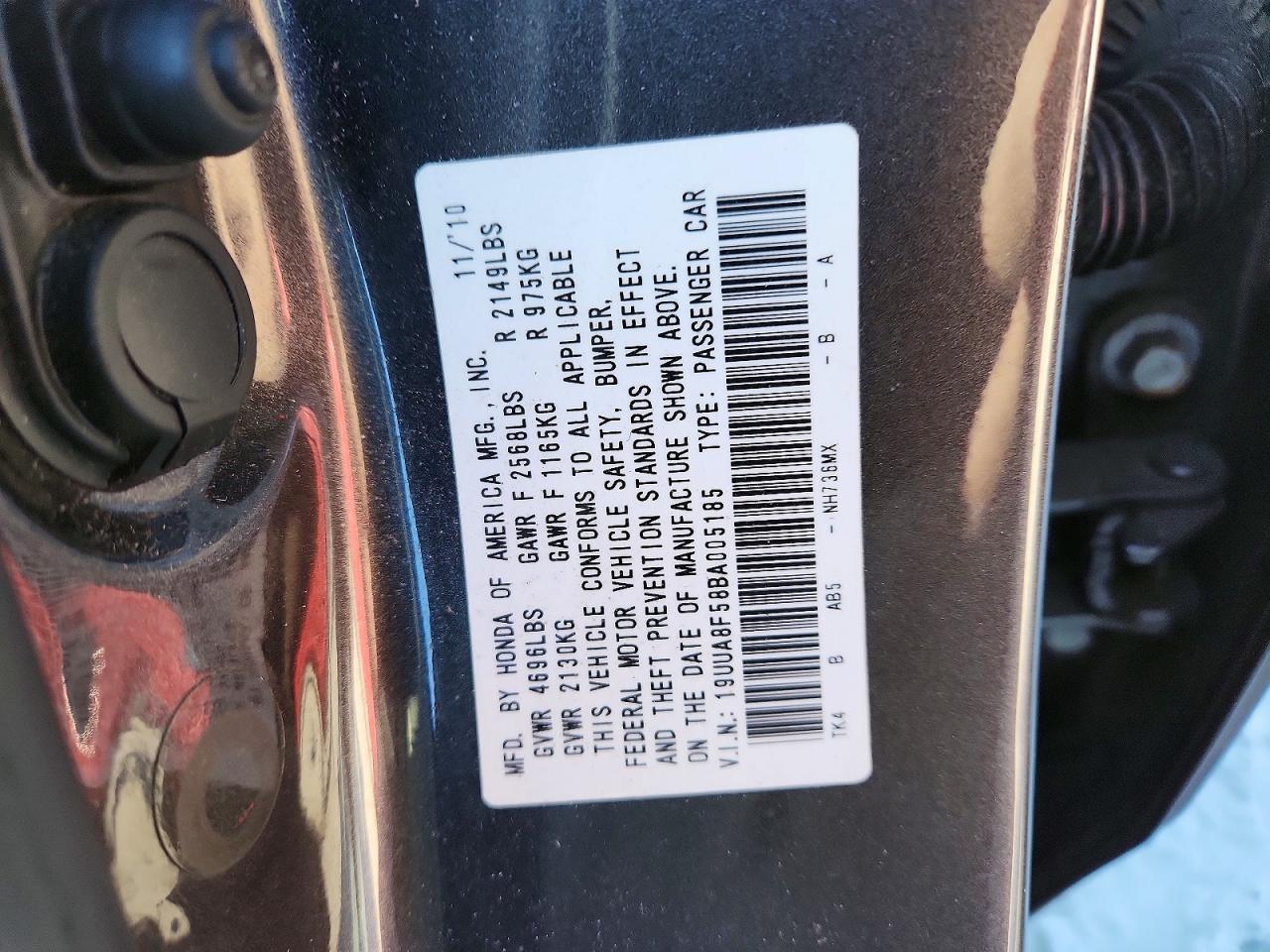 2011 ACURA TL photo 13