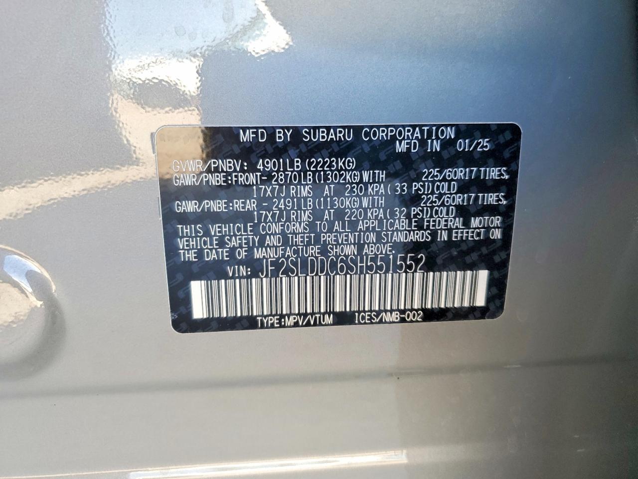 2025 SUBARU FORESTER PREMIUM photo 14