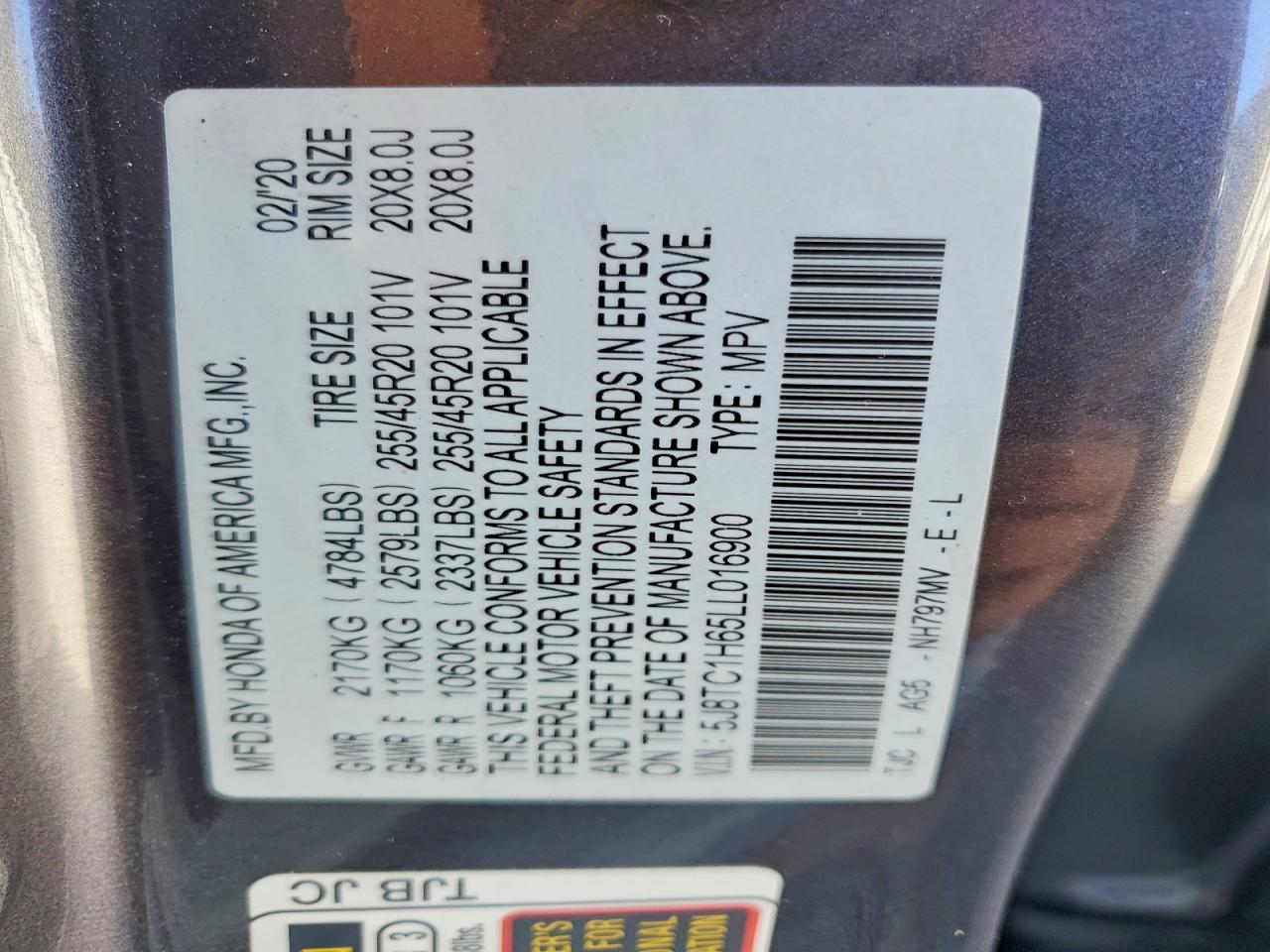 2020 ACURA RDX A-SPEC photo 13