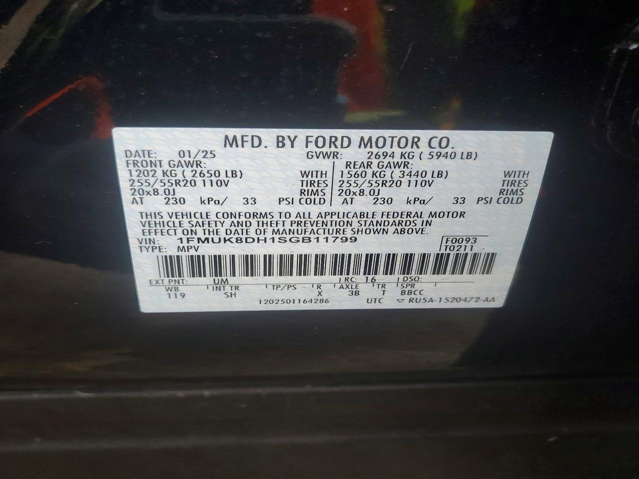 2025 FORD EXPLORER ACTIVE photo 37