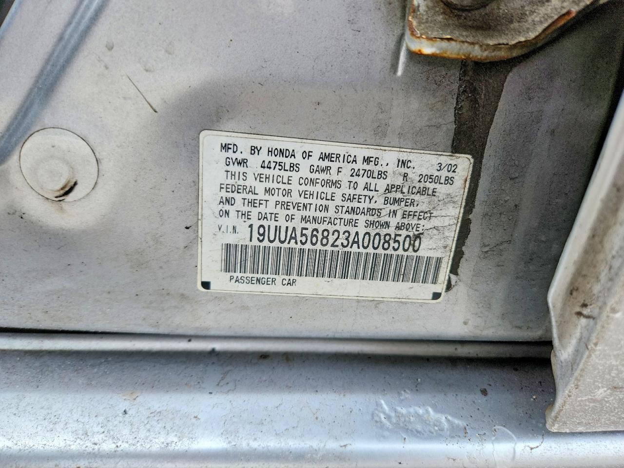 2003 ACURA 3.2TL TYPE-S photo 13