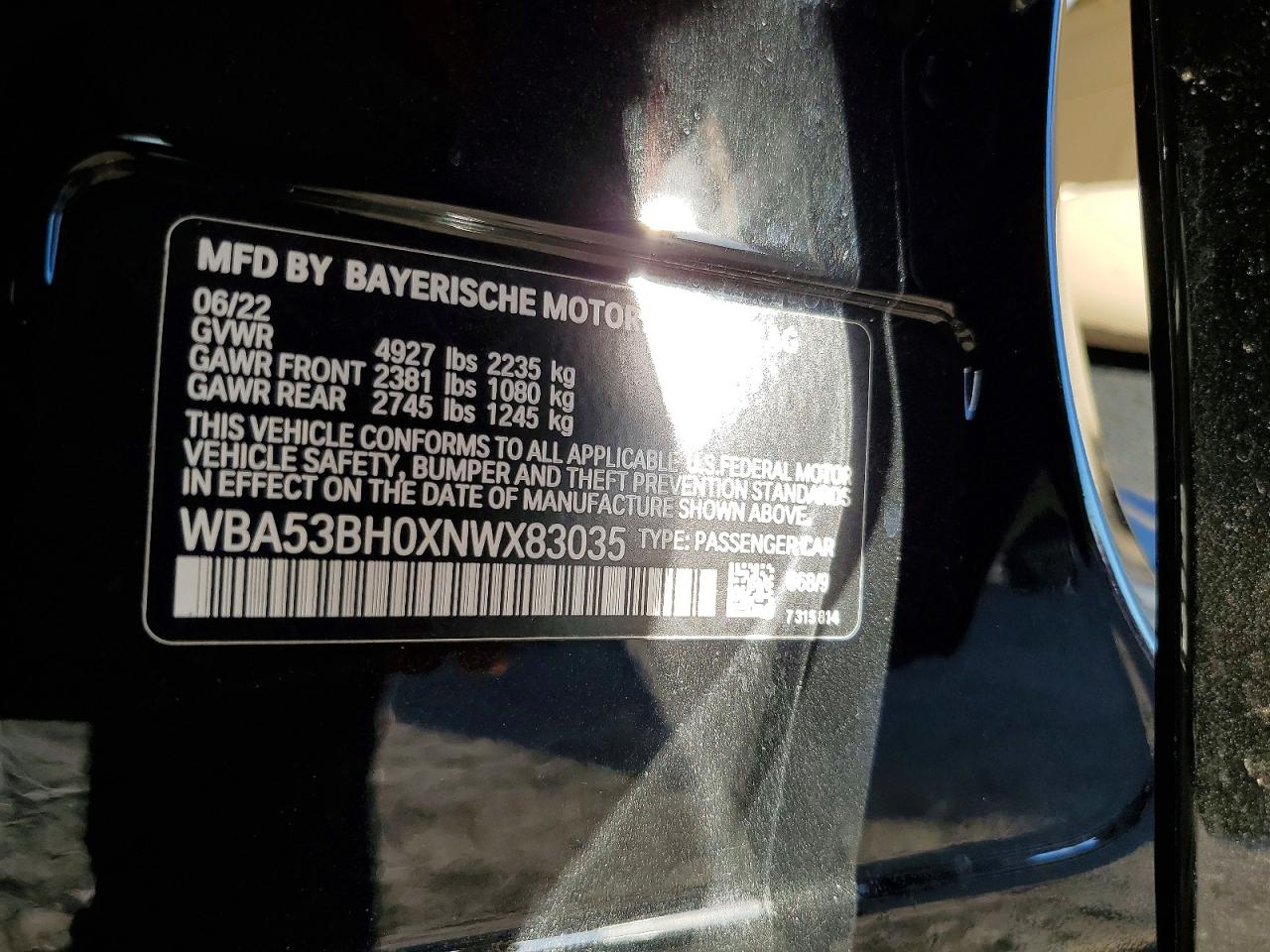 2022 BMW 530 I photo 12