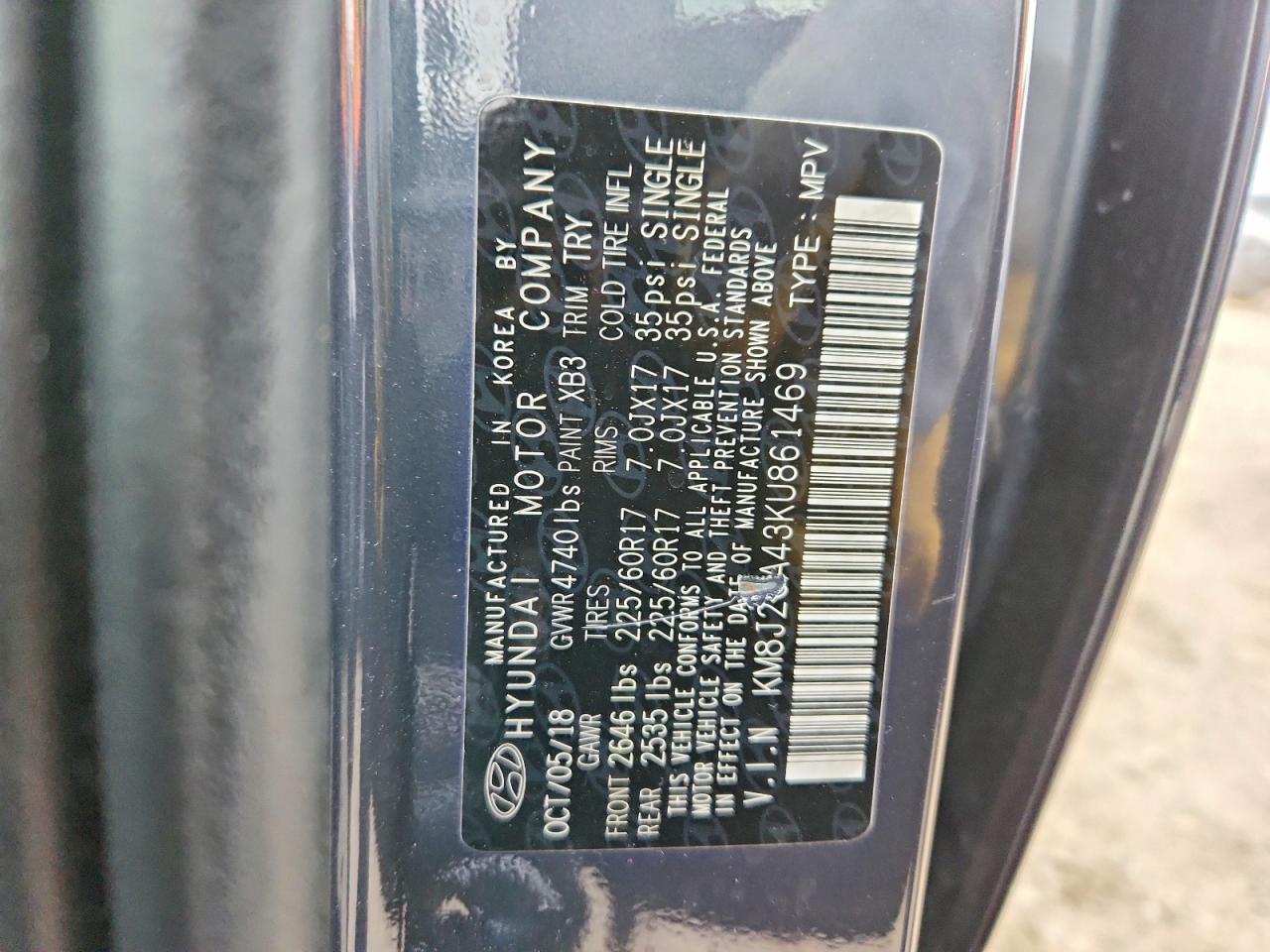 2019 HYUNDAI TUCSON SE photo 13