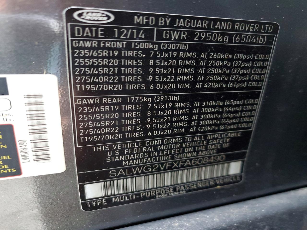 2015 LAND ROVER RANGE ROVER SPORT SE photo 23