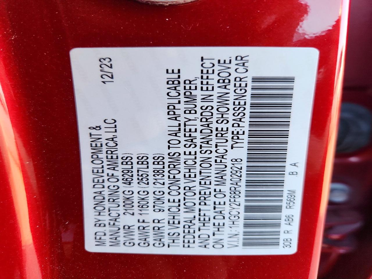 2024 HONDA ACCORD HYBRID EXL photo 25