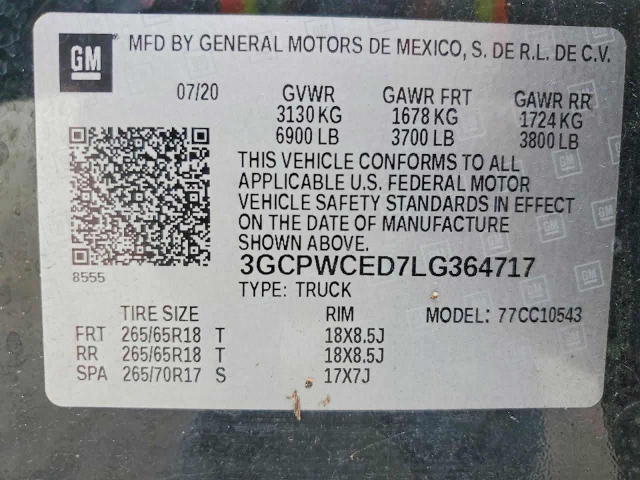 2020 CHEVROLET SILVERADO C1500 LT photo 12