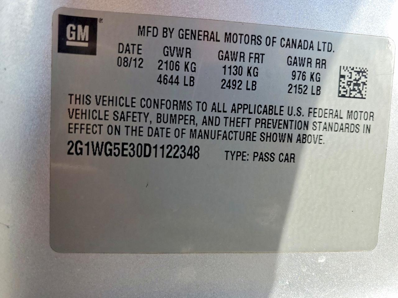 2013 CHEVROLET IMPALA LT photo 23