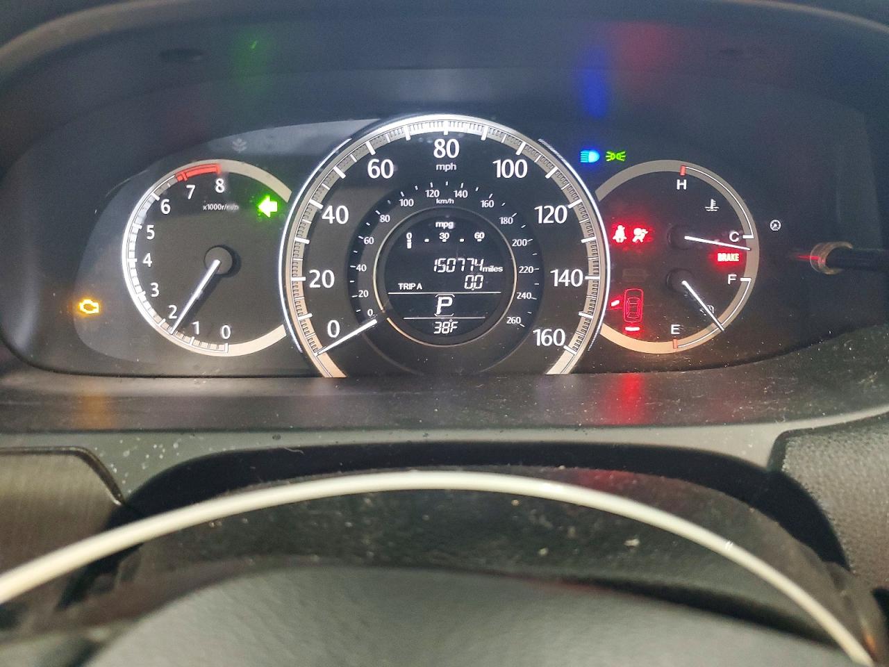 2014 HONDA ACCORD EX photo 9