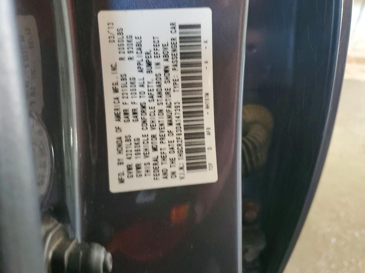 2013 HONDA ACCORD EXL photo 13