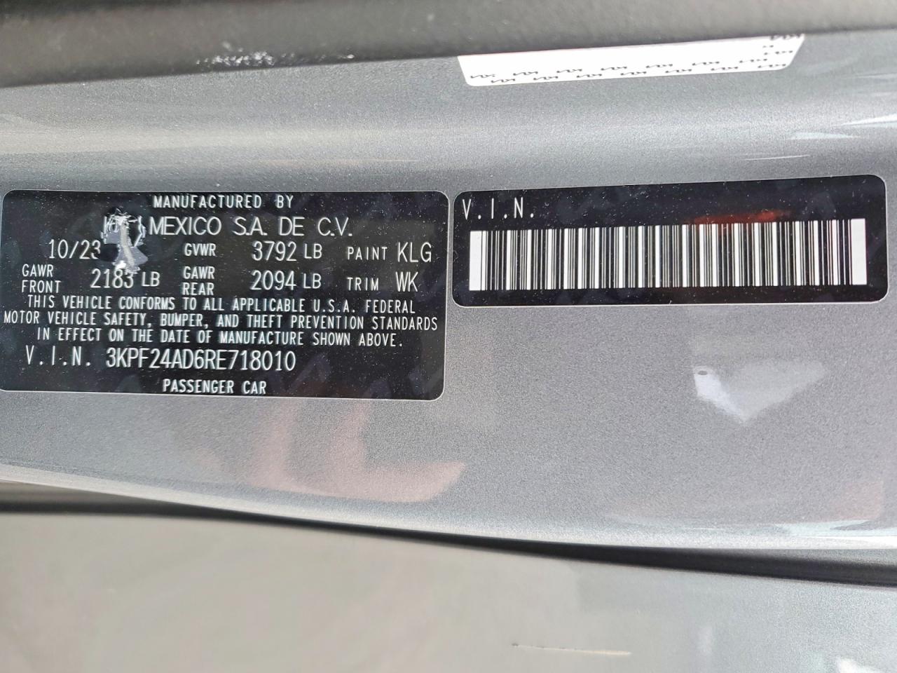 2024 KIA FORTE LXS photo 23