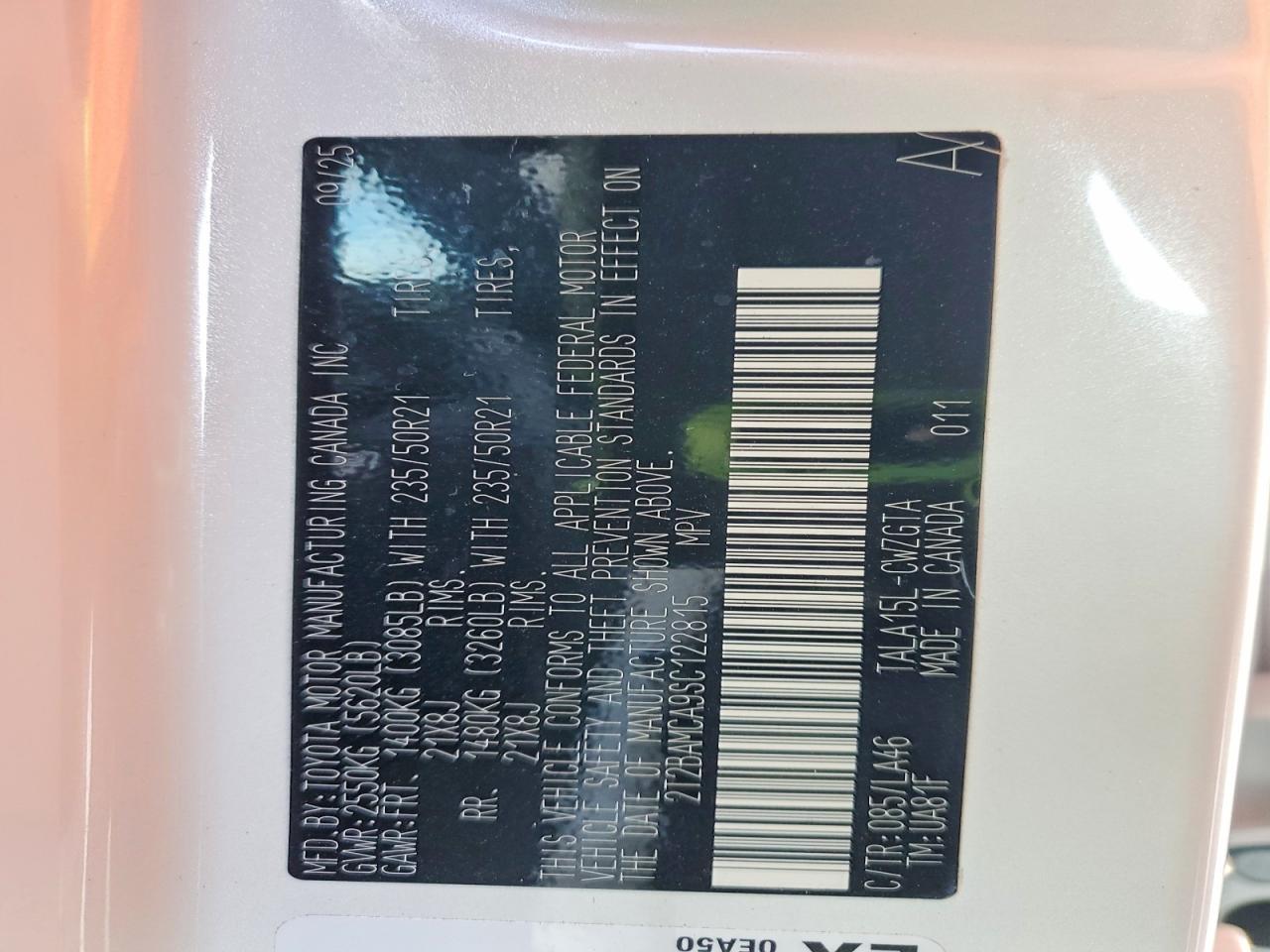 2025 LEXUS RX 350 BASE photo 14