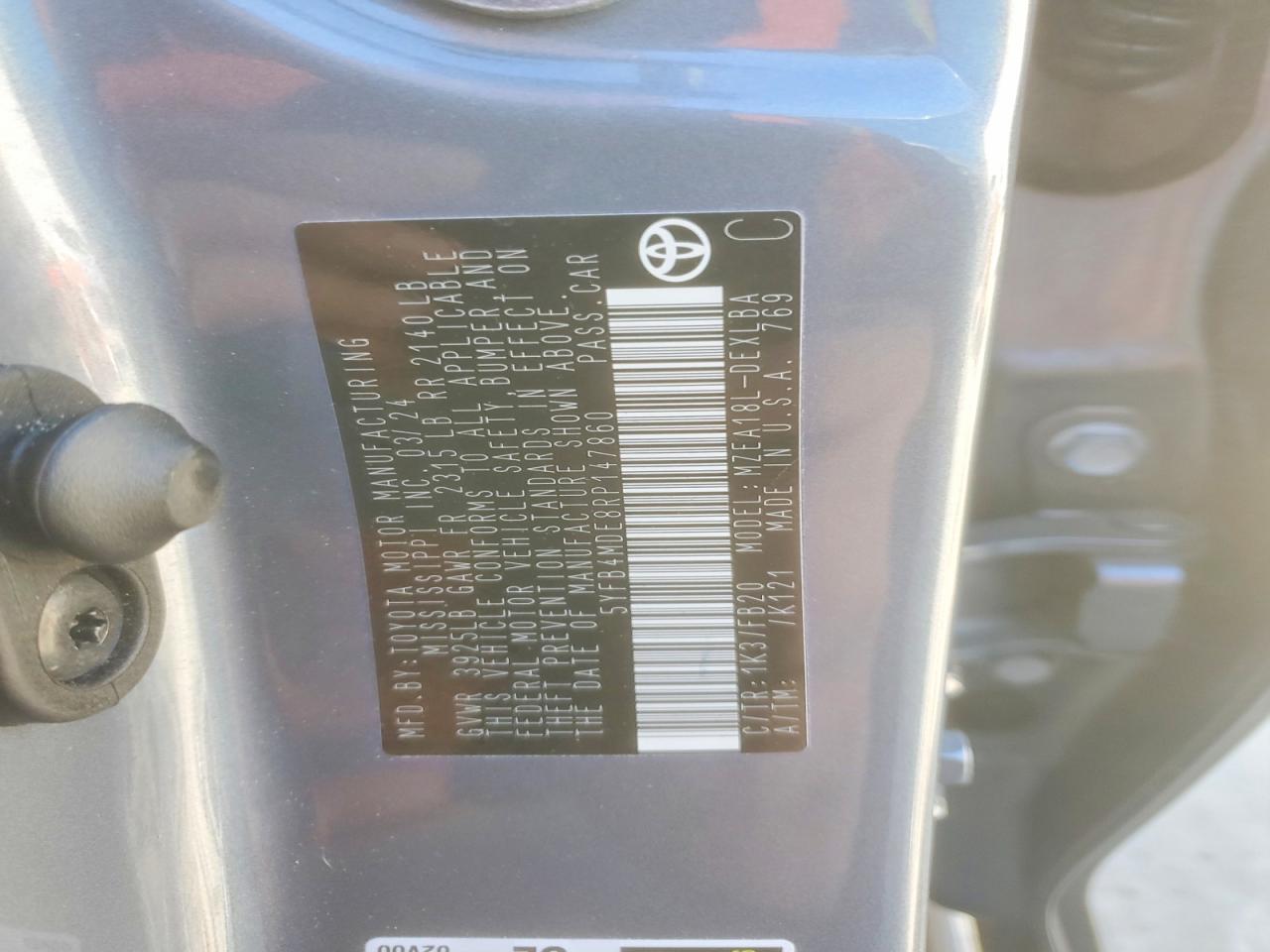 2024 TOYOTA COROLLA LE photo 12