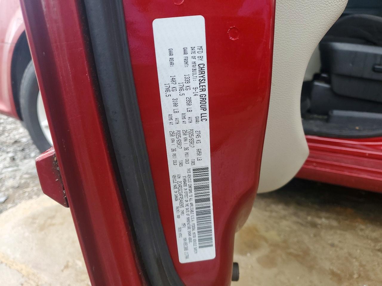 2015 DODGE GRAND CARAVAN SXT photo 13