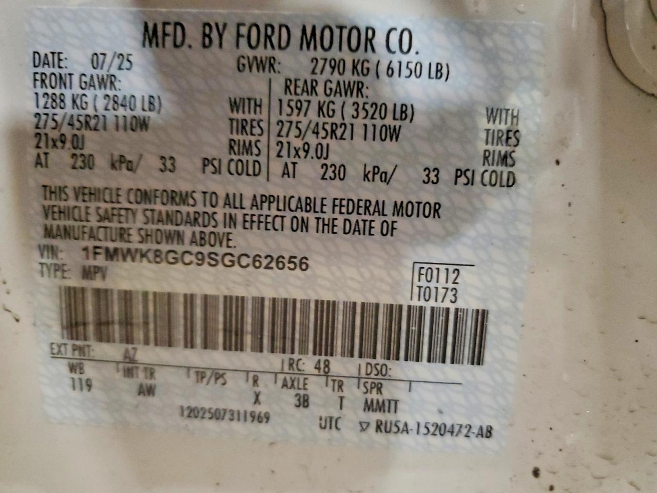 2025 FORD EXPLORER ST photo 14