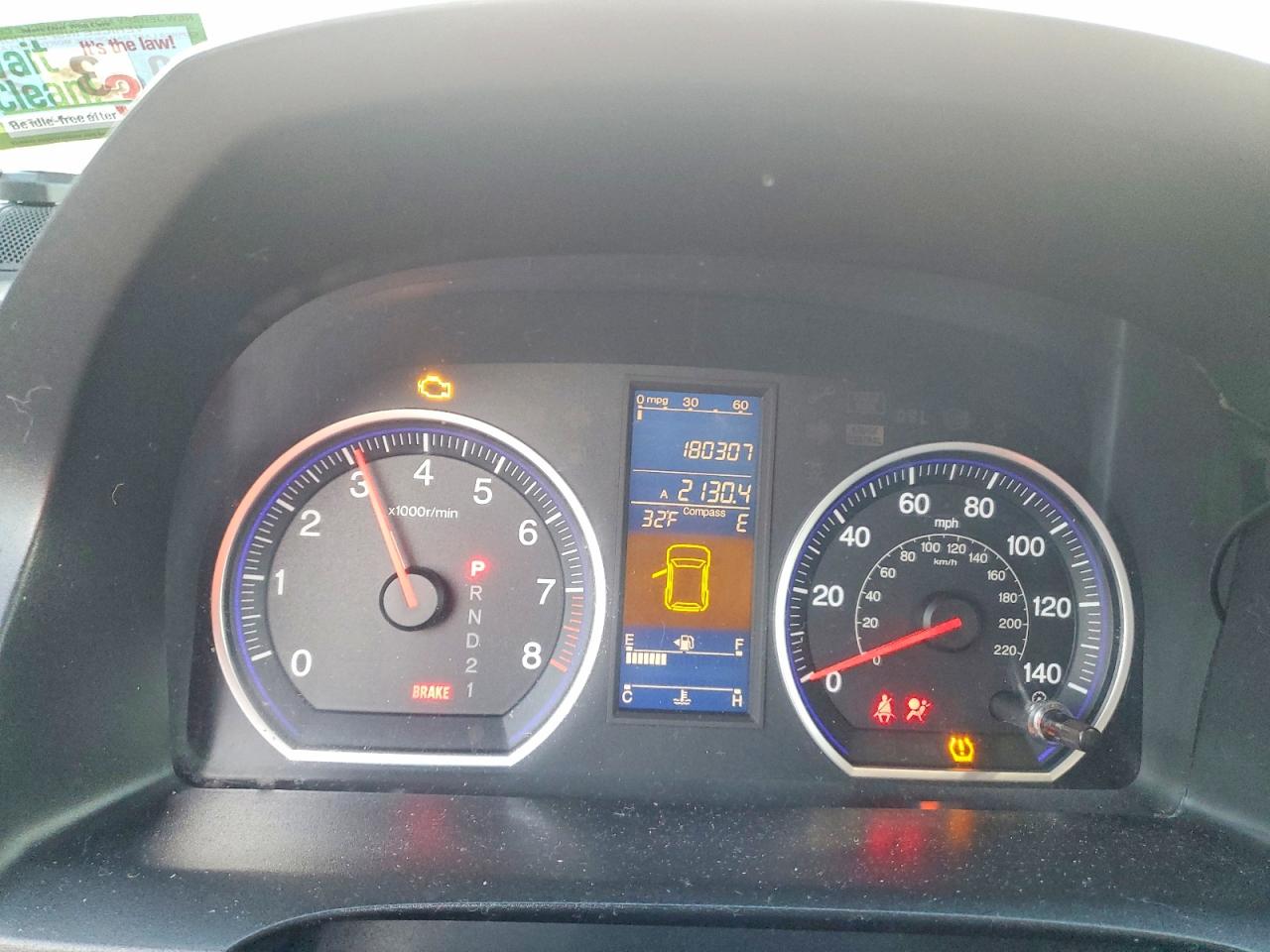 2010 HONDA CR-V EXL photo 9