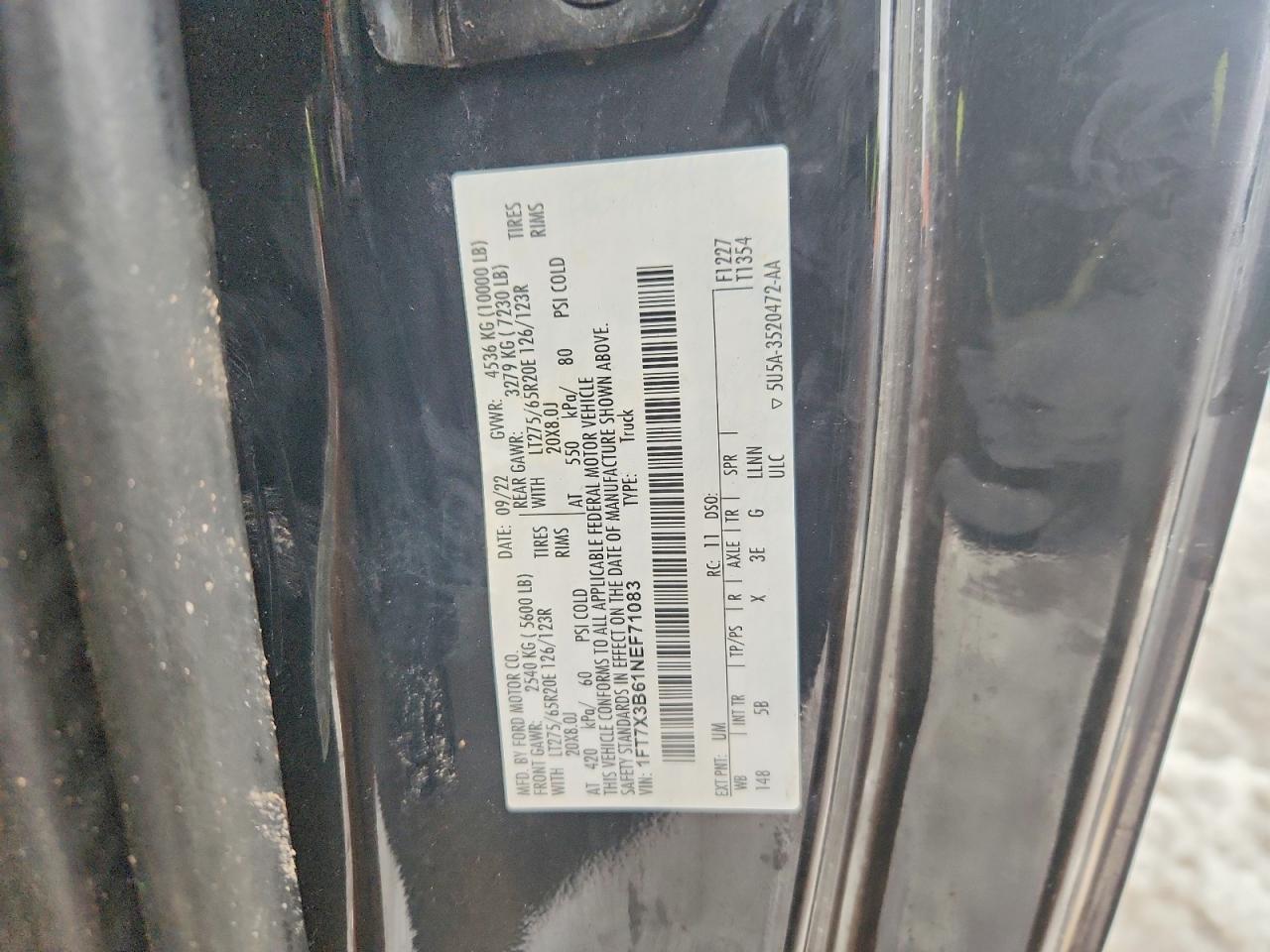 2022 FORD F350 SUPER DUTY photo 23