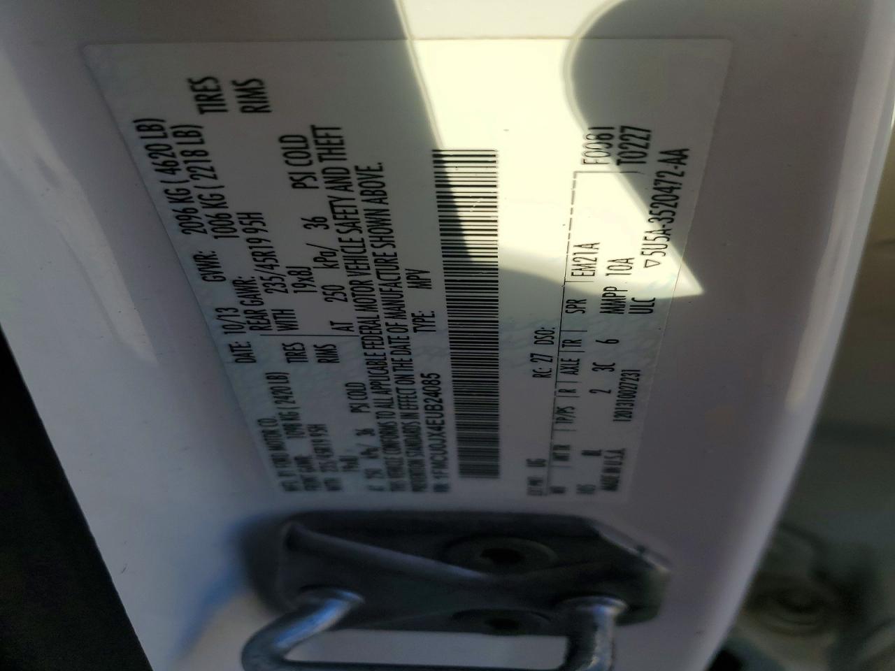 2014 FORD ESCAPE TITANIUM photo 13