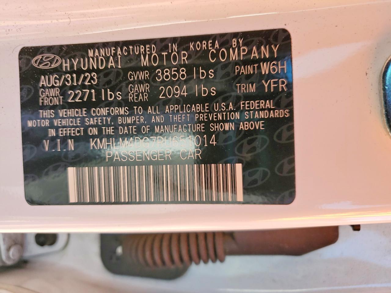 2024 HYUNDAI ELANTRA SEL photo 12