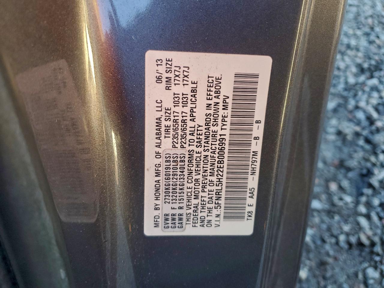 2014 HONDA ODYSSEY LX photo 13