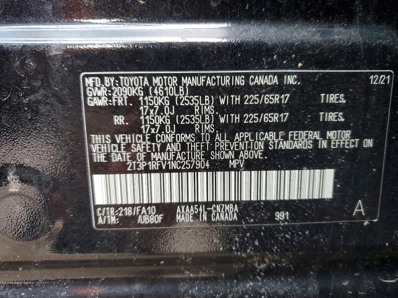 2022 TOYOTA RAV4 XLE photo 13