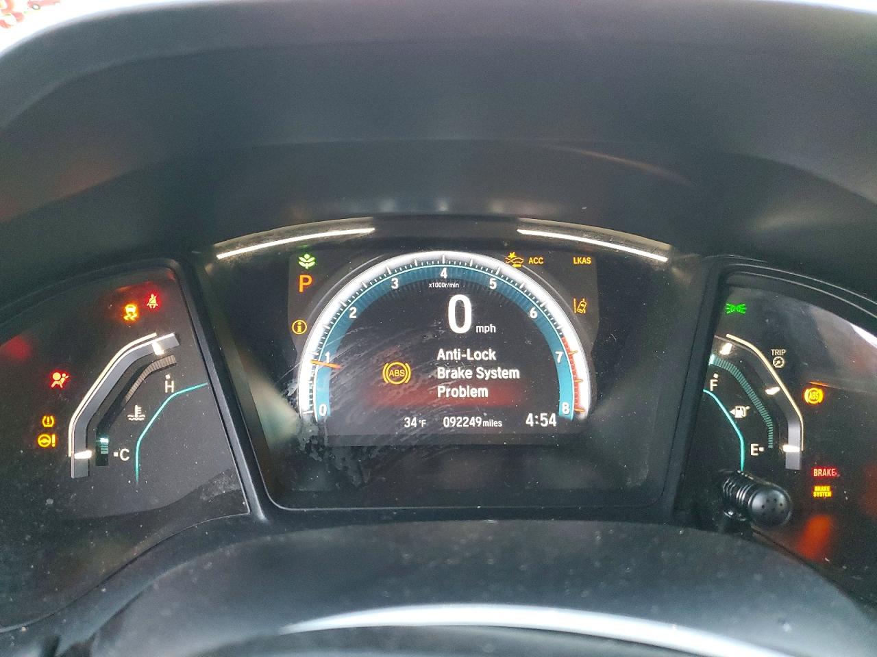 2020 HONDA CIVIC LX photo 9