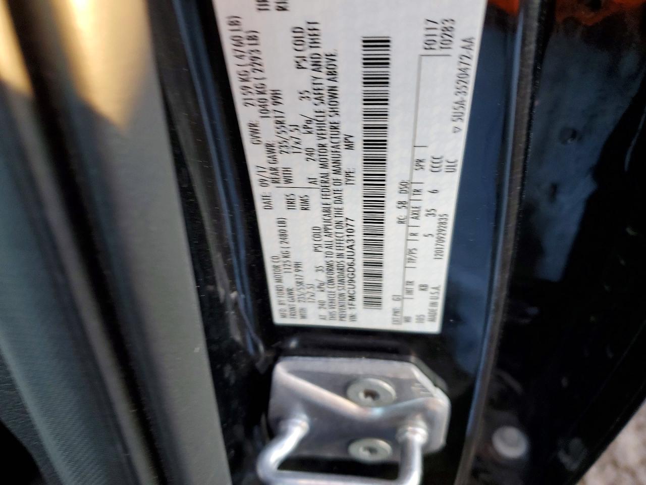 2018 FORD ESCAPE SE photo 13