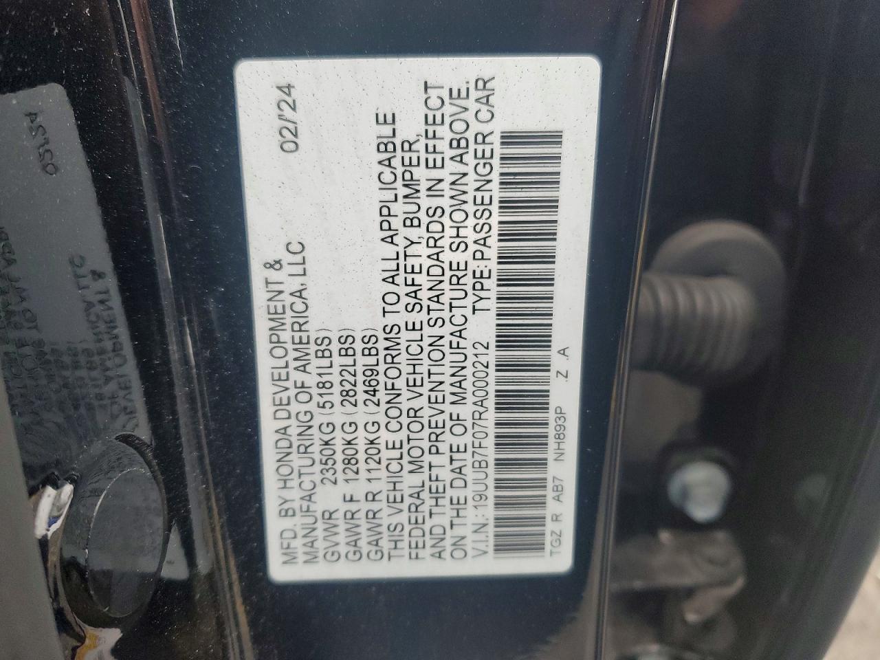 2024 ACURA TLX TYPE S photo 12