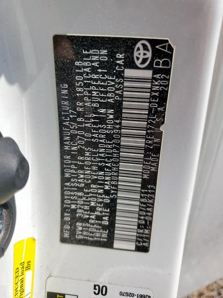 2017 TOYOTA COROLLA L photo 23