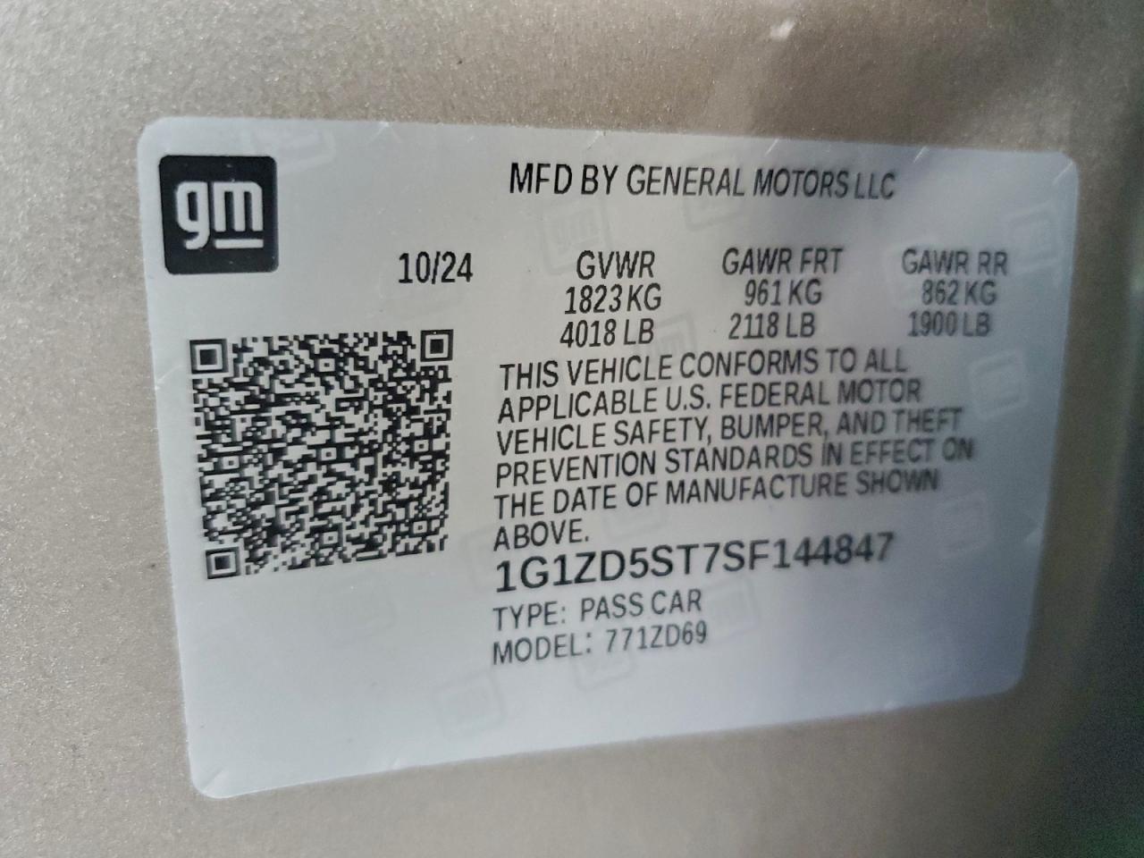 2025 CHEVROLET MALIBU LT photo 12