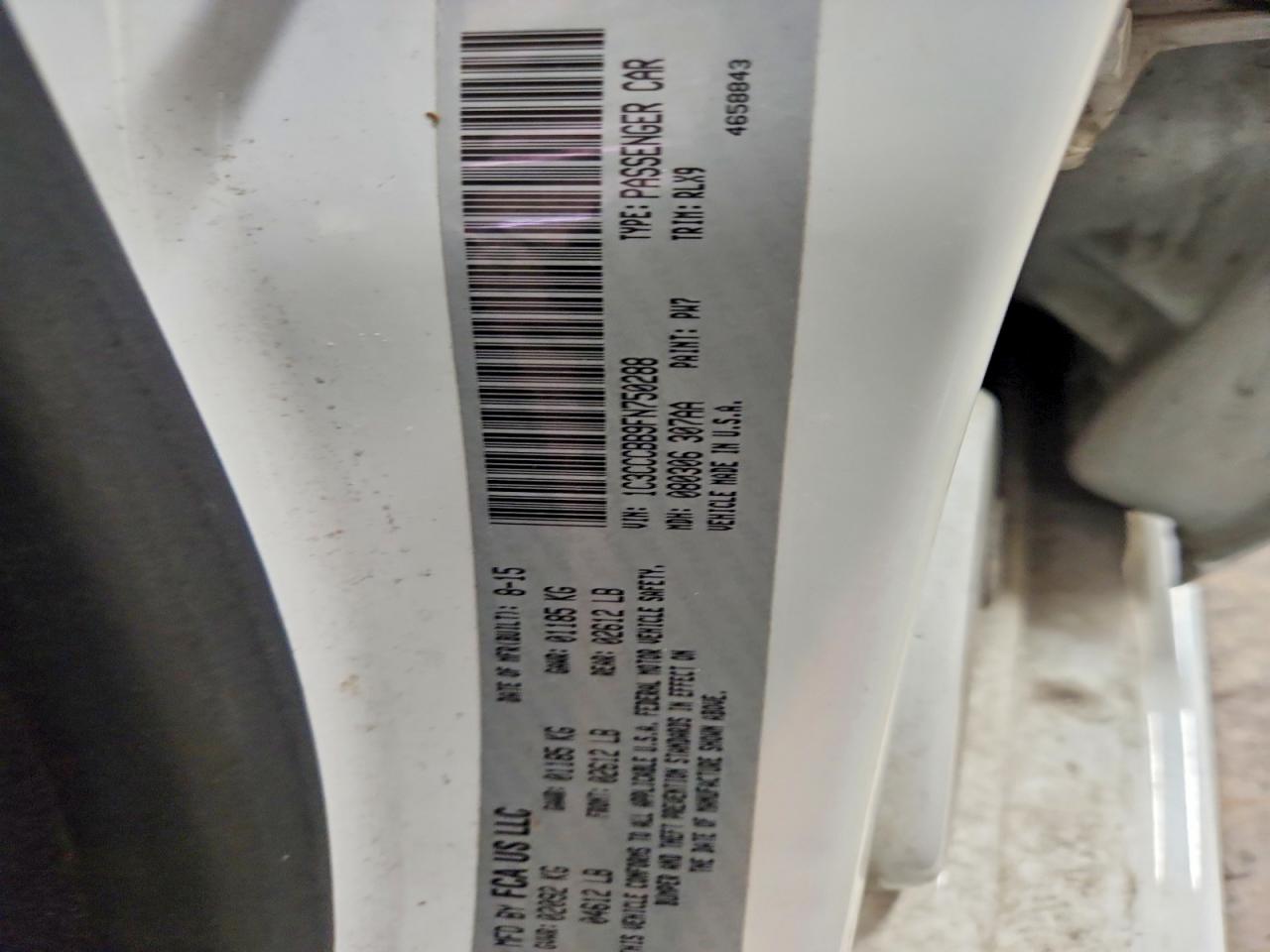 2015 CHRYSLER 200 S photo 12