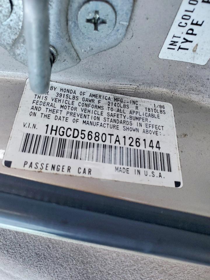 1996 HONDA ACCORD DX 25TH ANNIVERSARY photo 23