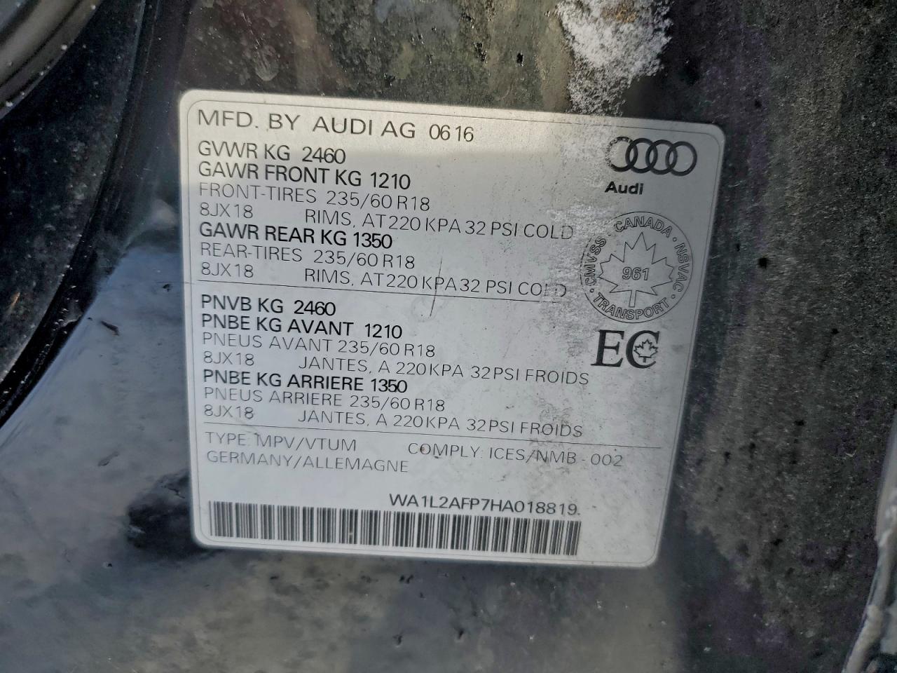 2017 AUDI Q5 PREMIUM PLUS photo 25