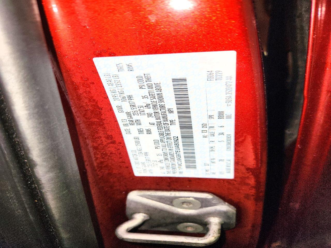 2014 FORD ESCAPE SE photo 13