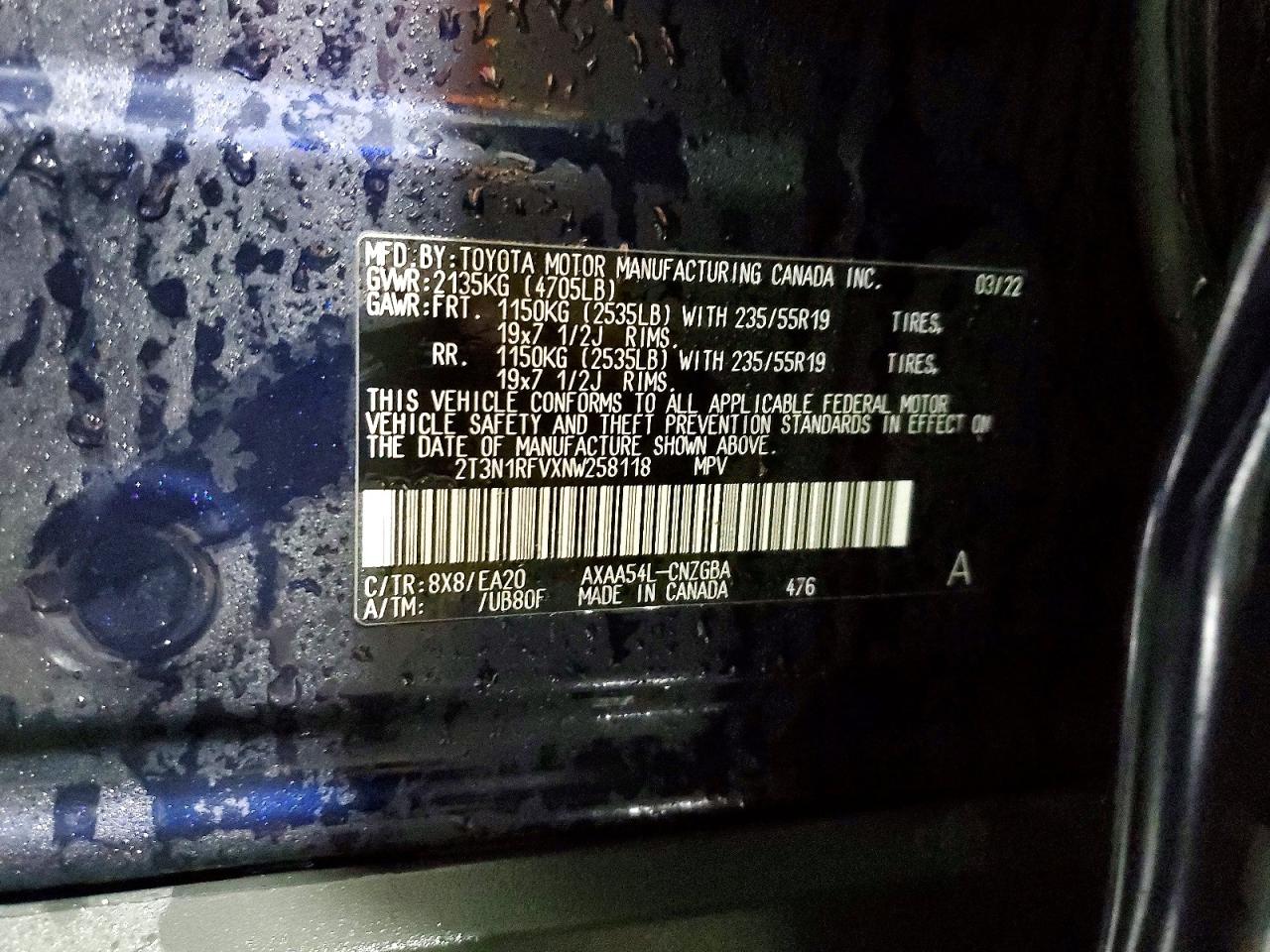 2022 TOYOTA RAV4 LIMITED photo 25
