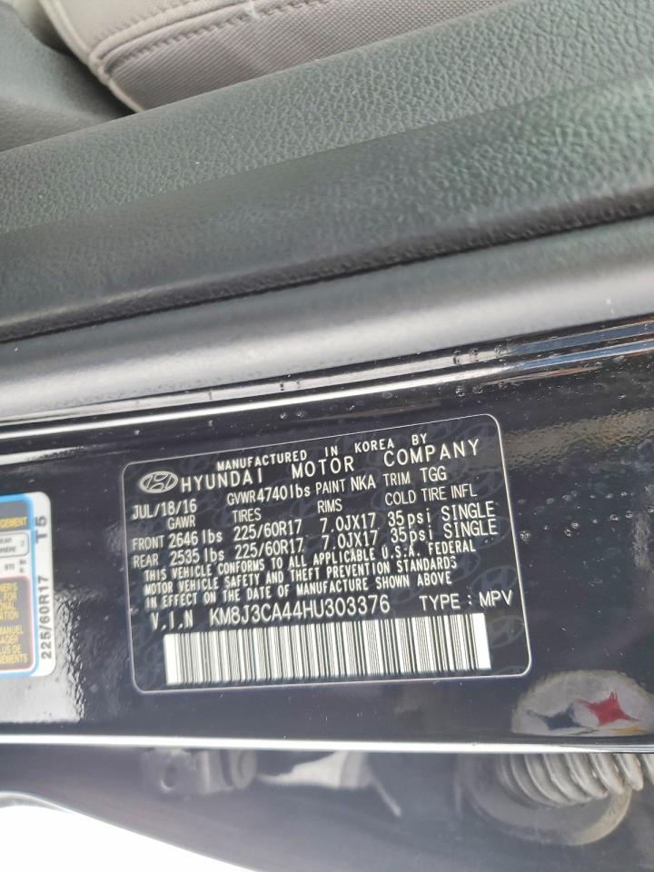 2017 HYUNDAI TUCSON LIMITED photo 13
