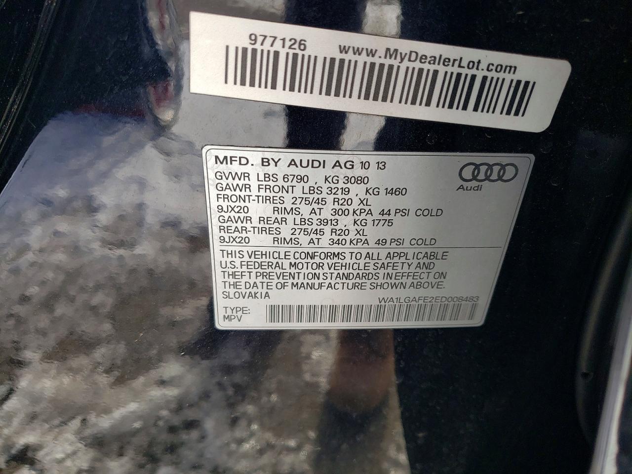 2014 AUDI Q7 PREMIUM PLUS photo 13