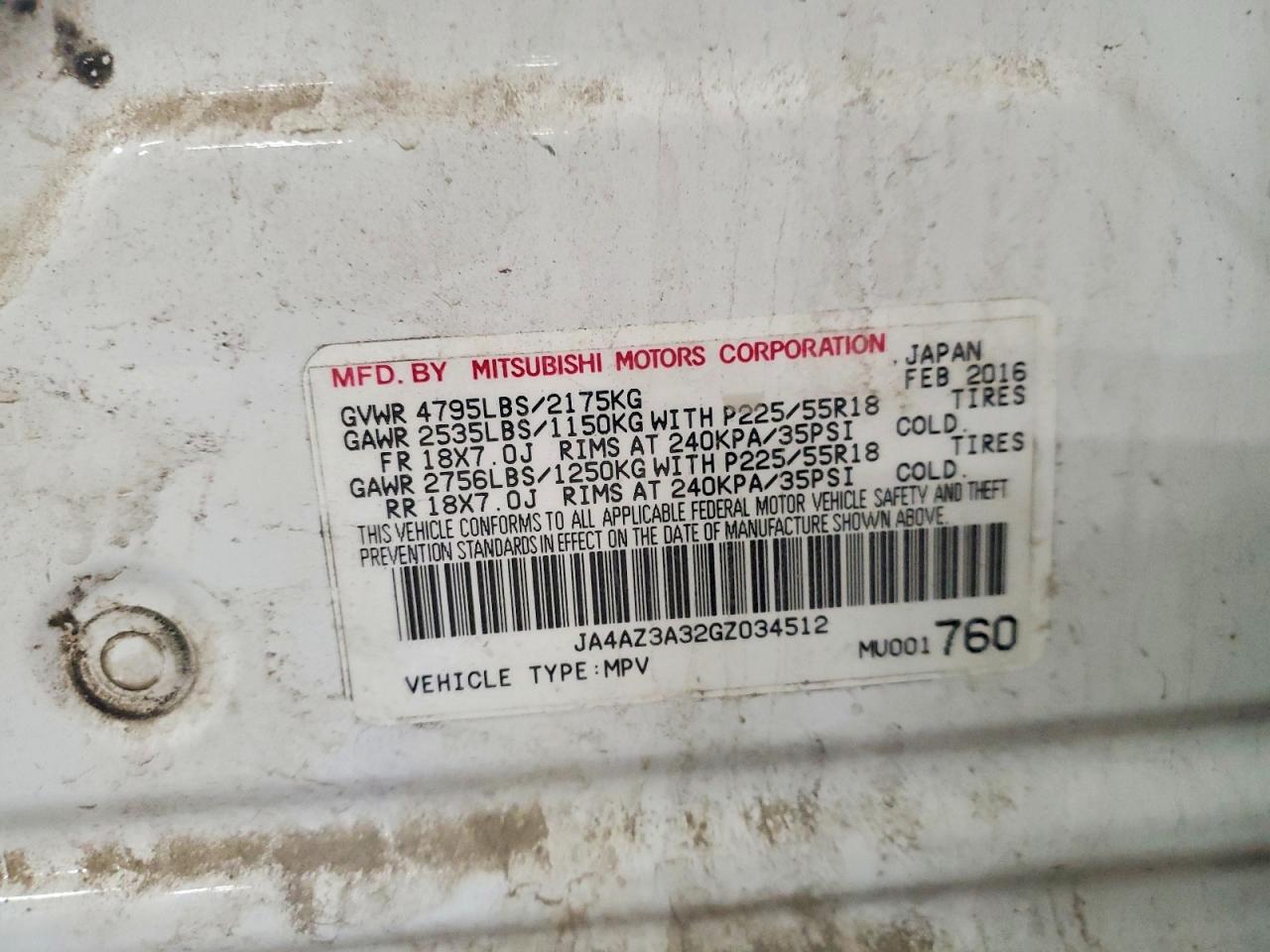 2016 MITSUBISHI OUTLANDER SE photo 14