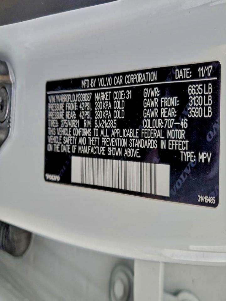 2018 VOLVO XC90 T8 photo 25