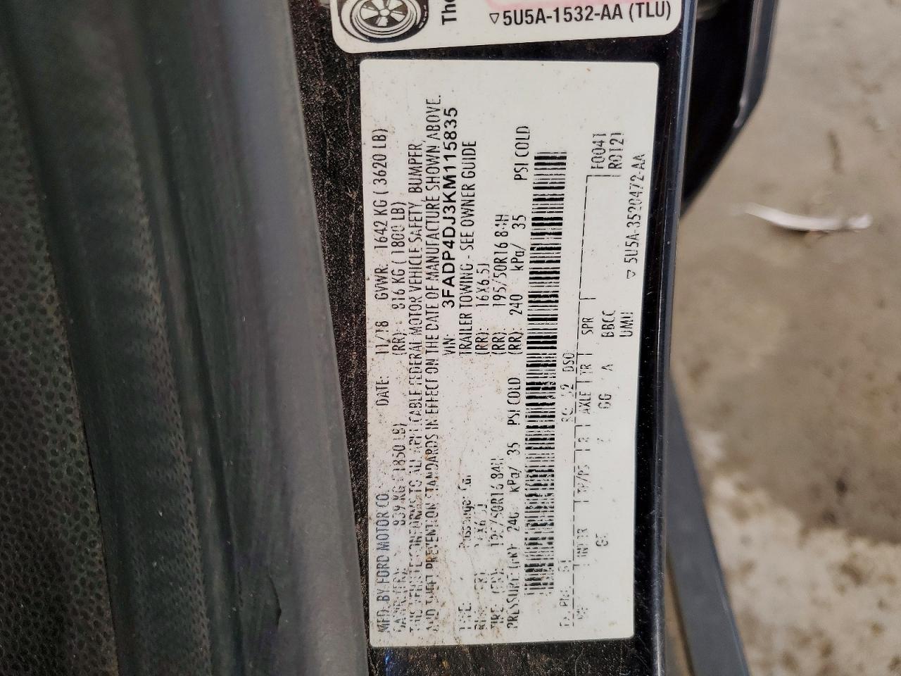 2019 FORD FIESTA ST photo 13