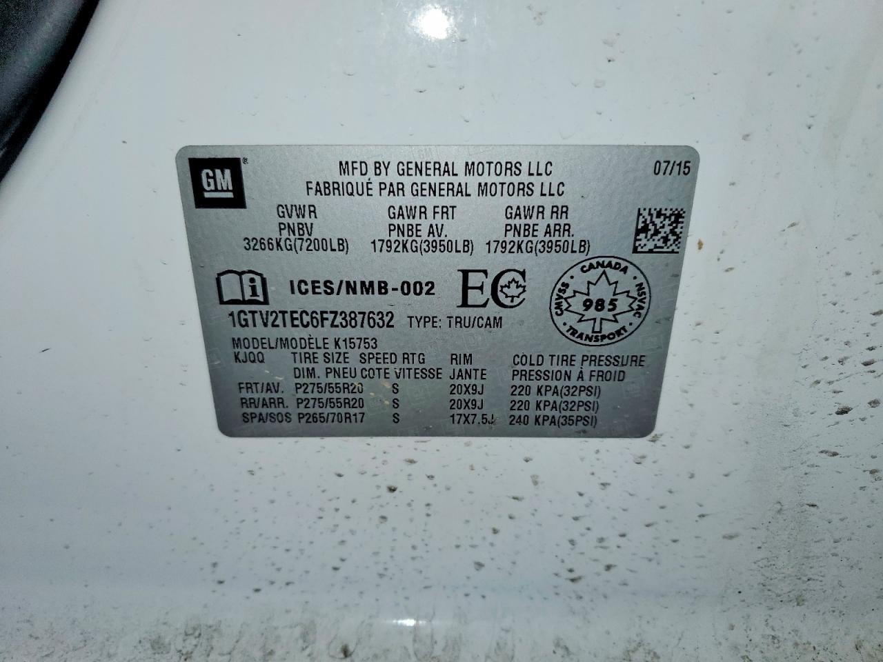 2015 GMC SIERRA K1500 photo 23