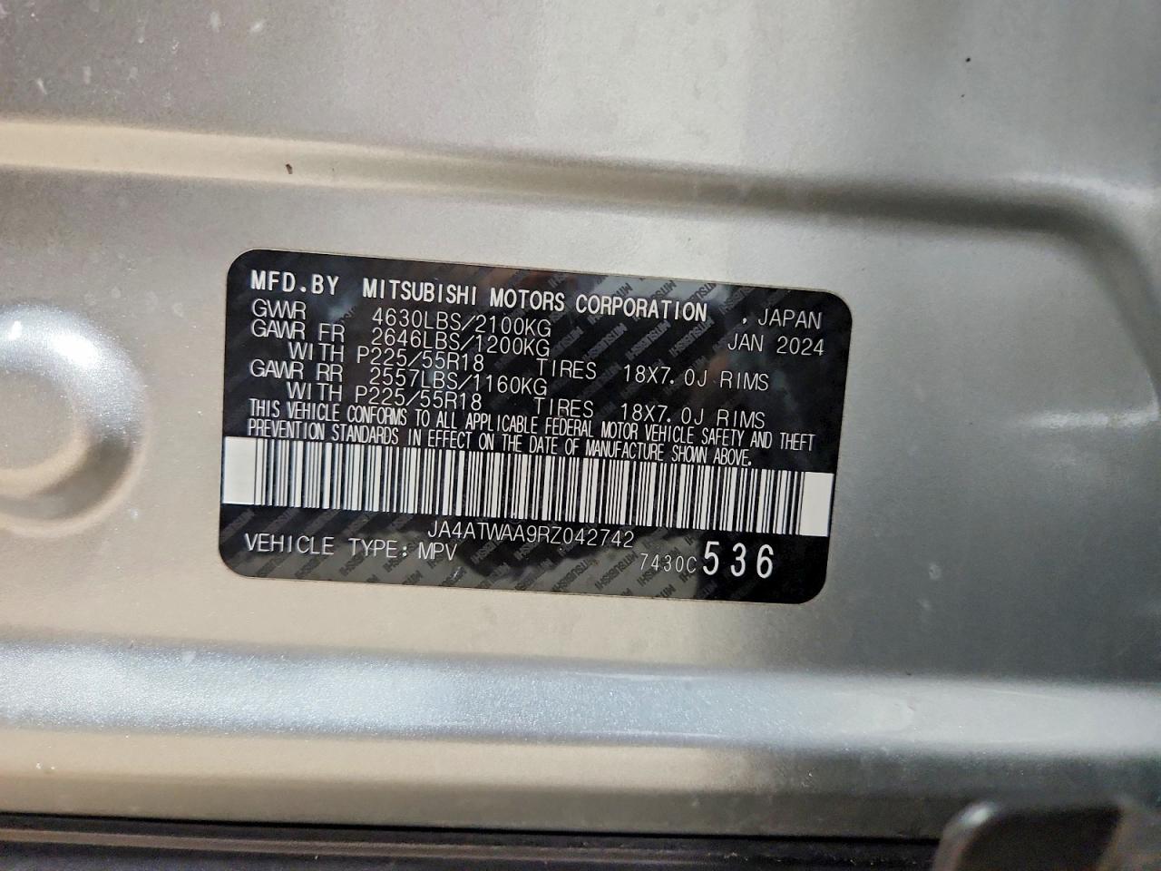 2024 MITSUBISHI ECLIPSE CROSS SE photo 13