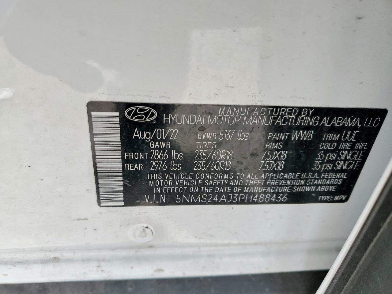 2023 HYUNDAI SANTA FE SEL photo 13