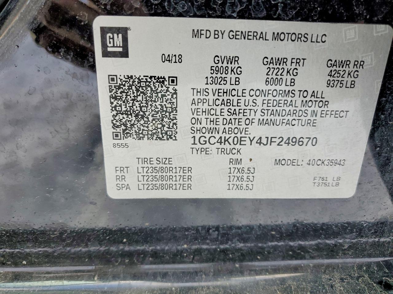 2018 CHEVROLET SILVERADO K3500 LTZ photo 19