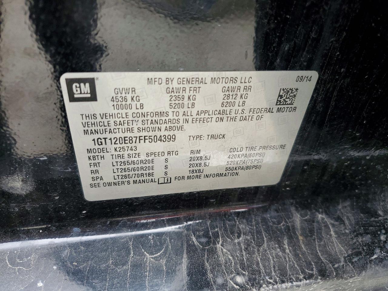 2015 GMC SIERRA K2500 DENALI photo 23