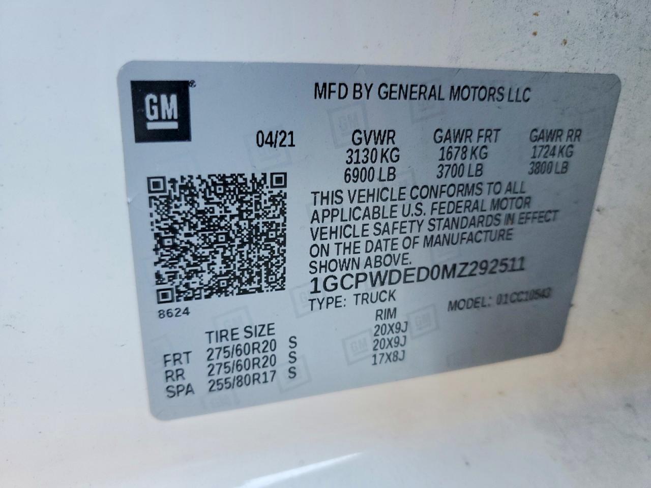 2021 CHEVROLET SILVERADO C1500 RST photo 12