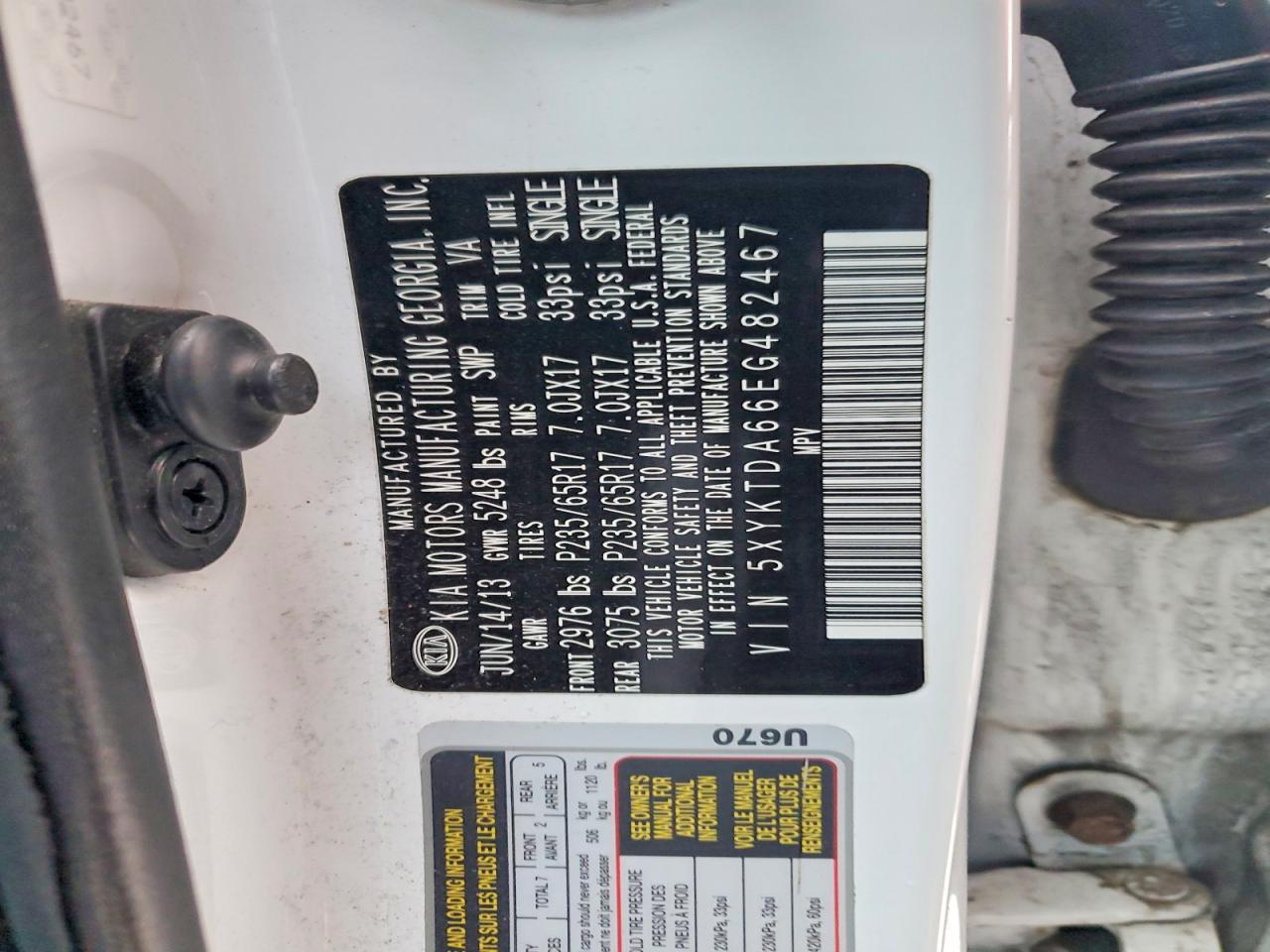 2014 KIA SORENTO LX photo 13