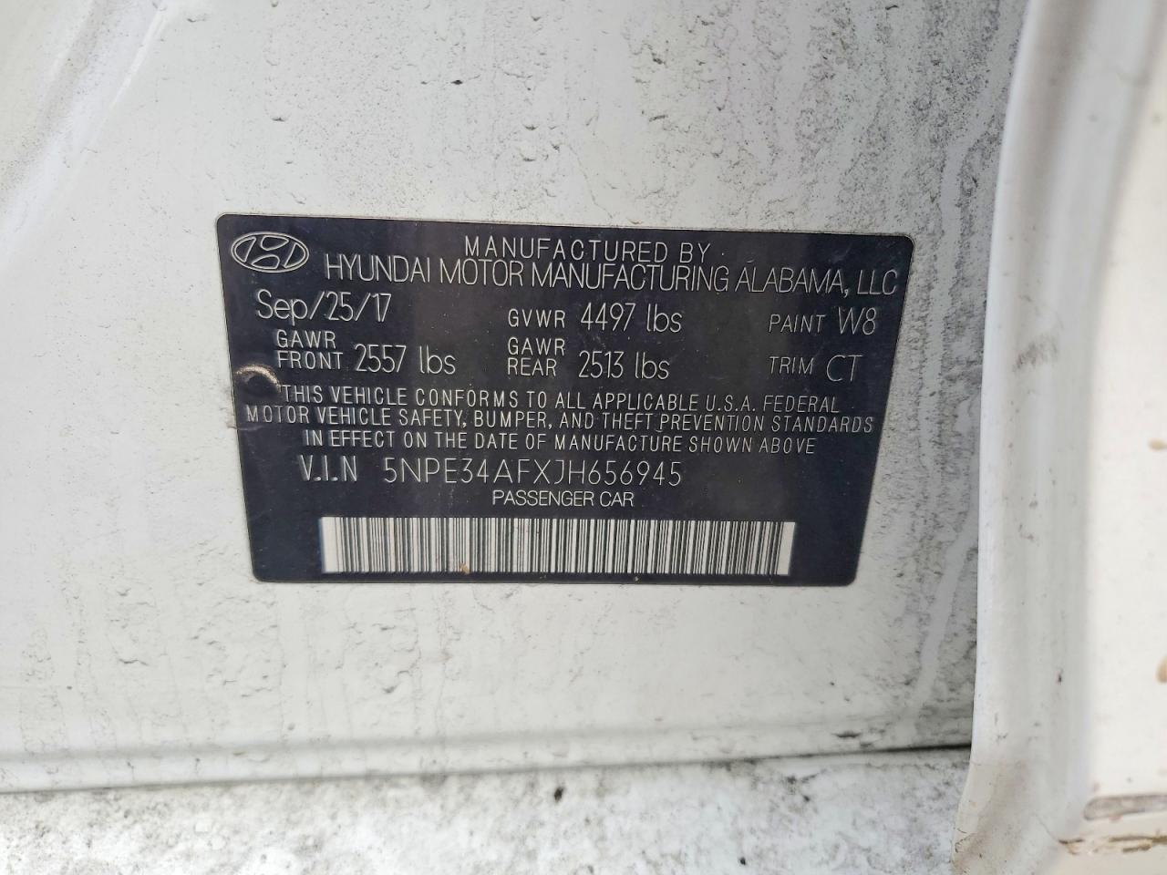2018 HYUNDAI SONATA SPORT photo 23