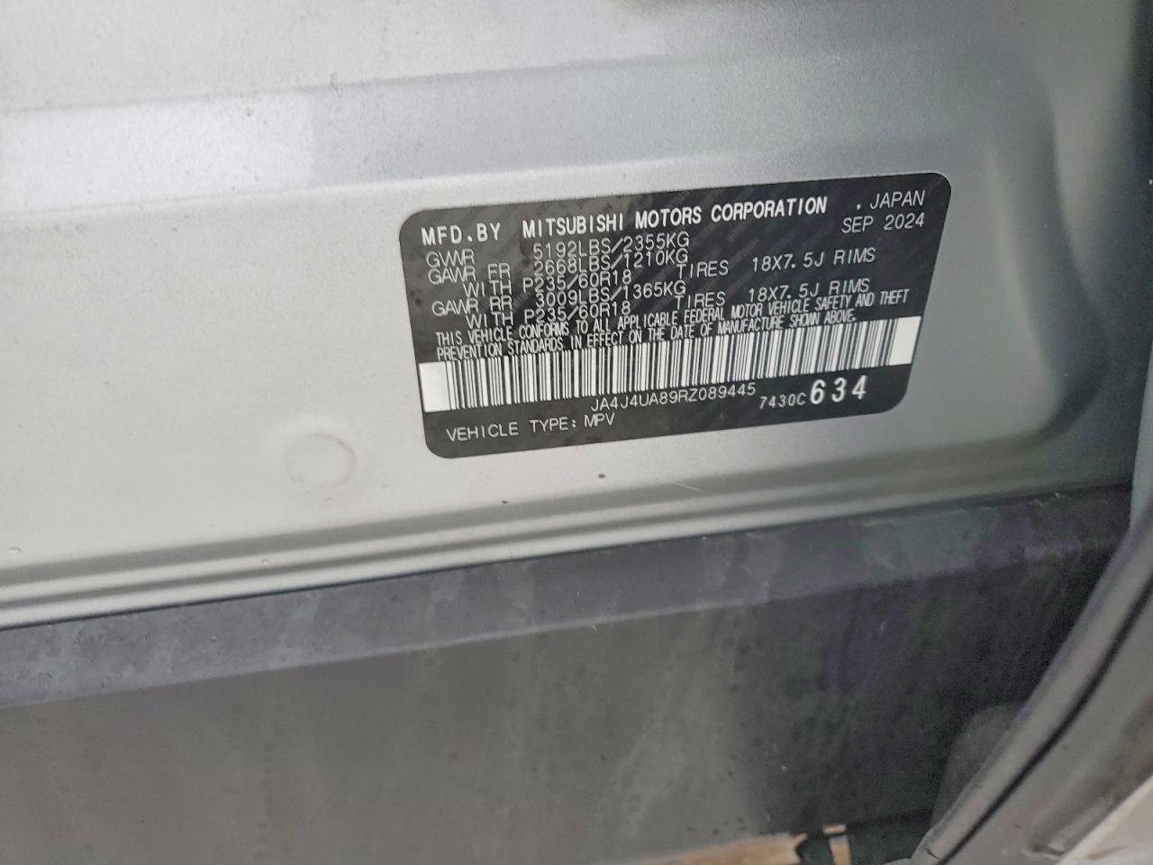 2024 MITSUBISHI OUTLANDER ES photo 25